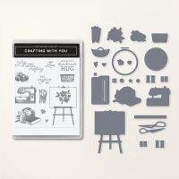 Crafting Witih You Bundles New 2023-2024 Annual Catalog Clear Stamp and Metal Cutting Dies for DIY Craft Scrapbooking Decoration