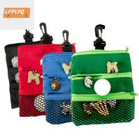 LFPLYQ กระเป๋ากอล์ฟอุปกรณ์กอล์ฟถุงลูกบอลกอล์ฟแบบพกพาถุงผ้าถุงเก็บของ