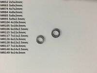5ชิ้น Mr63 Mr52รุ่นนาย Mr105 Mr84 Mr149แบริ่งแบบจำลองขนาดเล็กตลับลูกปืนลูกร่องลึกแบบเปิด