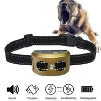 Waterproof Dog Anti Bark Collar Control Training USB Rechargeable LCD Large Dog Stop Barking Dog Collars