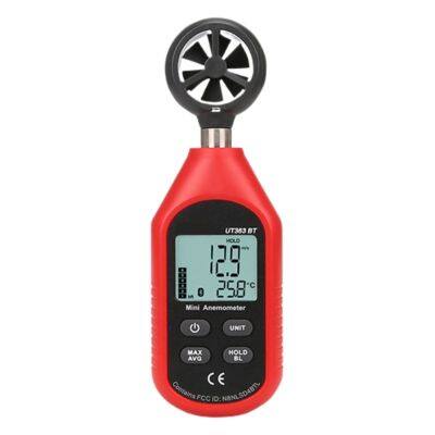 เครื่องวัดความเร็วลมสำหรับ W/ สำหรับ W/o Wireless Blue-Tooth Digital Handheld Wind Speed Meter ใช้งานร่วมกับ W/ Wind Chill Air Velocit