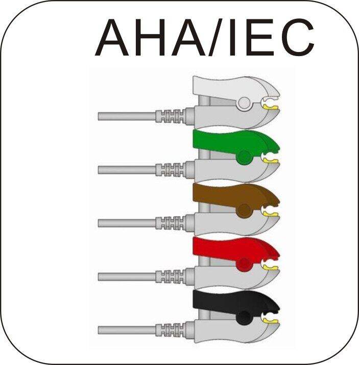 cool-yawowe-one-ชิ้น-ecg-และสายไฟ3leads-5นำคลิปแสนป-grabber-สำหรับ-schiller-argus-lcm-plus-จอภาพผู้ป่วย