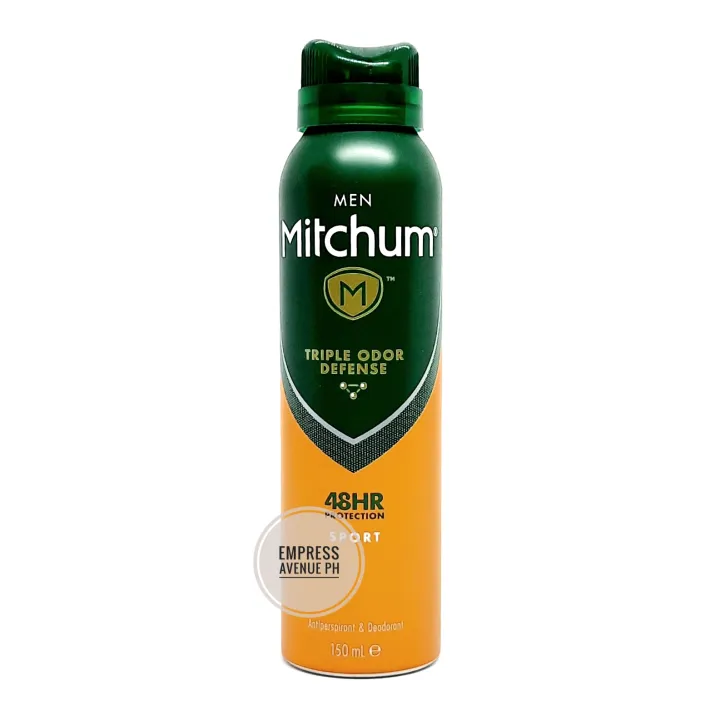 Mitchum Triple Odor Defense Antiperspirant & Deodorant Spray, Sport ...