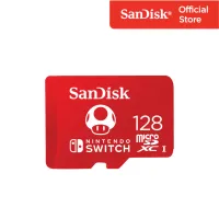 SanDisk and Nintendo Cobranded microSDXC, SQXAO, 128GB, U3, C10, UHS-1, 100MB/s R, 90MB/s (SDSQXAO-128G-GN3ZN)