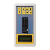 เครื่องทดสอบทรานซิสเตอร์ Integrated Circuit IC Tester Meter เครื่องทดสอบการบำรุงรักษา MOS PNP NPN Detector 3.3V/5.0V/โหมดค้นหาอัตโนมัติ