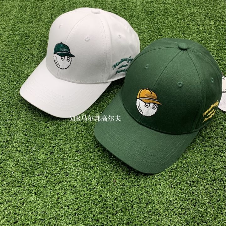 หมวกชาวประมงกอล์ฟหมวกกอล์ฟมาลลอน22ข้อต่อมาใหม่สไตล์เกาหลีหมวกแก๊ปกันแดดเล่นเบสบอลพอดีกันแดดลาย