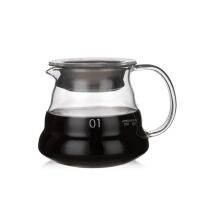 Ecocoffee Heatproof V60 Pour Over Coffee Server Standard Glass Coffee Pot 360580780ml Baristal Accessories