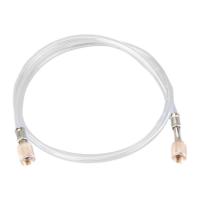 Refrigerant Charging Hose Transparent Fluorinated Tube 1/4SAE Thread for R410 R134 R22 1.2m Car Air Conditioning R134 HVAC Hoses 600-3000 PSI Refrigeration Charging capable