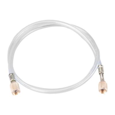Refrigerant Charging Hose Transparent Fluorinated Tube 1/4SAE Thread for R410 R134 R22 1.2m Car Air Conditioning R134 HVAC Hoses 600-3000 PSI Refrigeration Charging lovely