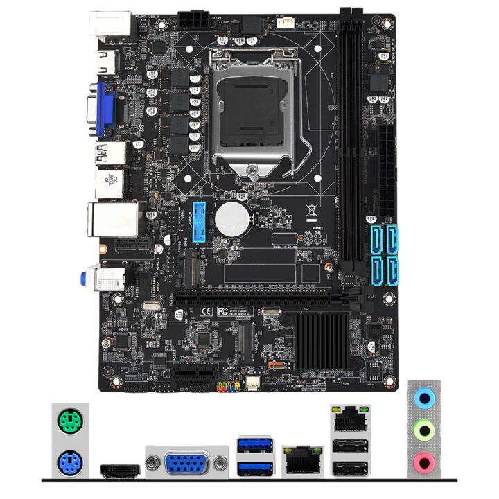 lga-1151เมนบอร์ดคอมพิวเตอร์-pci-express-16x-h170-m-vh-เดสก์ท็อปเมนบอร์ด-m-2-nvme-usb3-0-sata3-0-2-ddr4หน่วยความจำที่แนบมาคู่