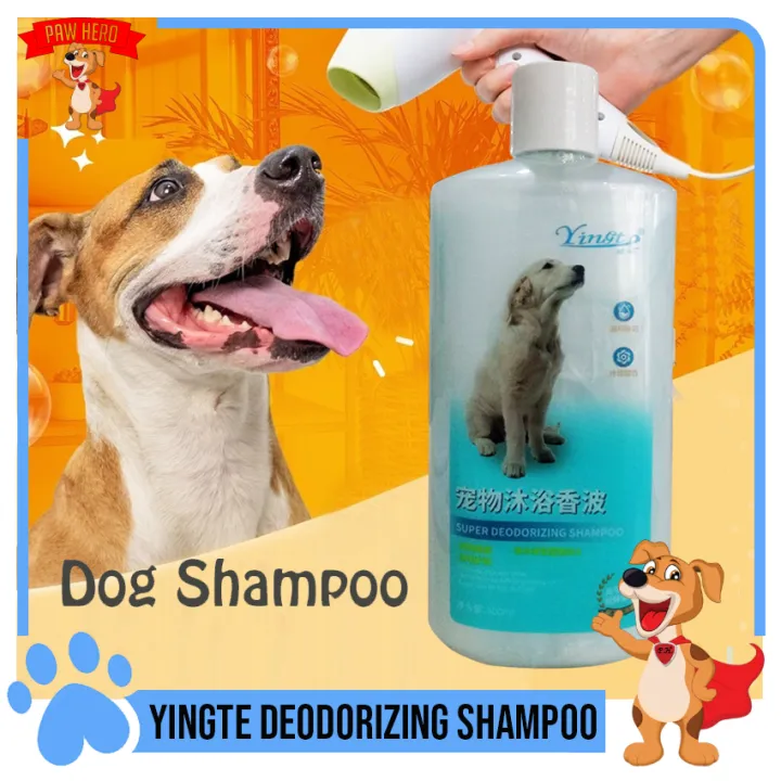 PAW HERO Yingte Super Deodorizing Dog Shampoo 500ml Removes Mite and