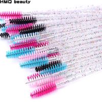 Eyelash Extension Rainbow Crystal Eyebrow brush Mascara Wand Applicator Spoolers Eye Lashes Cosmetic Brushes Set makeup tools Makeup Brushes Sets