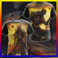 ใหม่ Dark Souls เสื้อยืดเกมการพิมพ์ 3D Street Wear ผู้ชายผู้หญิงสบาย ๆ แฟชั่นพลัสขนาดเสื้อยืดแขนสั้นเด็กเสื้อยืดเสื้อผ้าด้านบน XS-5XL