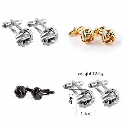 Fashion Silver Gold Black Twist French Cufflinks Buttons For Men Lawyer Groom Wedding Father Decorations Shirt Cuff Links 5 Pair