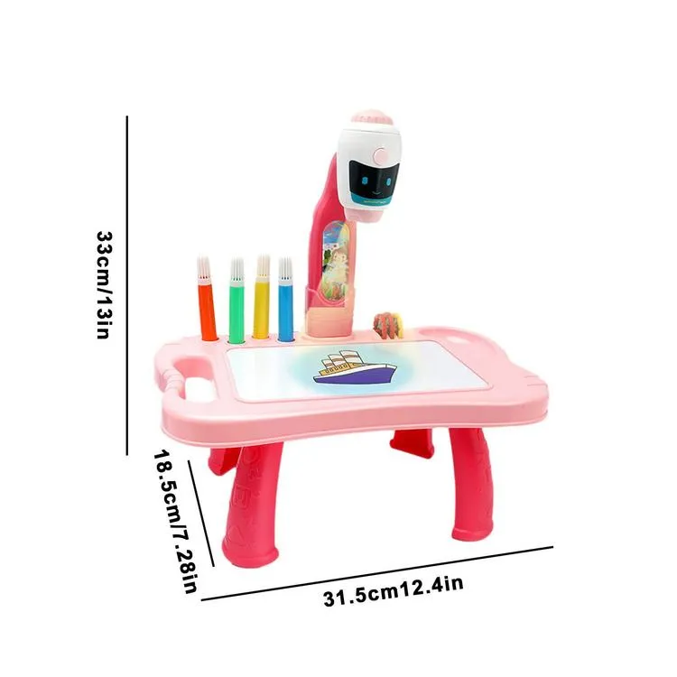 Kids Drawing Projector,Sketcher Projector For Kids Sketch Projector  Kit,Trace And Draw Projector Toy,Drawing Projector Table,Child Smart  Projector