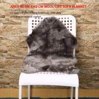 ขายดีที่สุด Super Soft Faux Sheepskin Washable พรม Warm Hairy ที่นั่ง Pad Fluffy พรม Faux Fur Mats สำหรับชั้นเก้าอี้โซฟา Cushions