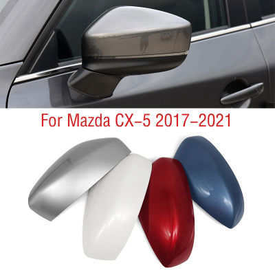 สำหรับมาสด้า CX-5 CX5 2017 2018 2019 2020 2021รถกระจกมองหลังปกฝาหมวกปีกประตูกระจกมองข้างกรณีเชลล์บ้าน