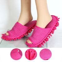 Microfiber Funny Bedroom Accessories House Women Men Novelty Slippers Style Mops Sock Floor ground Cleaning tools 4 colors