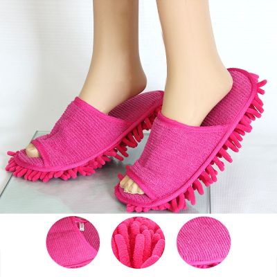 Microfiber Funny Bedroom Accessories House Women Men Novelty Slippers Style Mops Sock Floor ground Cleaning tools 4 colors