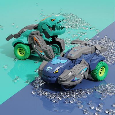 Transforming Dinosaur Car Deformation Car Toys Inertial Sliding Dino Car Automatic Transform Toy Boys Amazing Gifts Kid Toy Gift