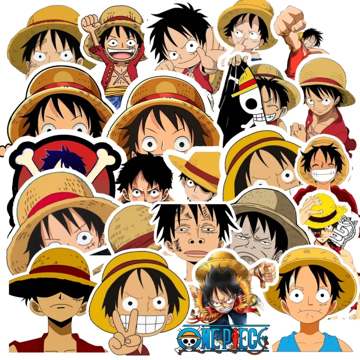 One Piece Luffy Anime Sticker Pack (20pcs) | Lazada PH