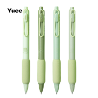 Yuee ปากกาปากกาลูกลื่นคาปูชิโน่ขนาดกลางน่ารัก4สีเจลปากกาหมึก0.5มม. เครื่องเขียนสำนักงานของขวัญสำหรับเด็ก