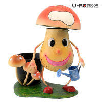 U-RO DECOR กระถาง ดอกไม้ รูปเห็ด รุ่น MUSHROOM-B