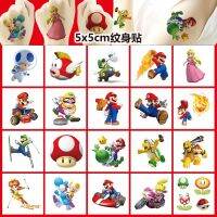 ส่งเร็วสติกเกอร์แฟชั่นสำหรับเด็กลายการ์ตูน Super Mario Bros สติ๊กเกอร์รอยสัก20ชิ้น