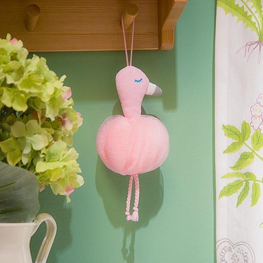 flamingo-ใยขัดตัว-ตาข่ายวิปโฟม-นกฟลามิงโก้