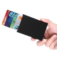 hot！【DT】♙✧☜  Credit Card Holder Anti Id Cardholder Men Wallet Metal Porte Carte