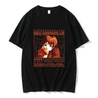 Anime Serial Experiments Lain Iwakura Weeb Sci Fi Graphic T-shirt Unisex Manga Streetwear Men Fashion Loose T Shirt