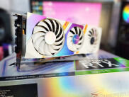 Card màn hình Colorful iGame RTX 3070 ti Ultra White OC 8G 3 Fan Cũ full