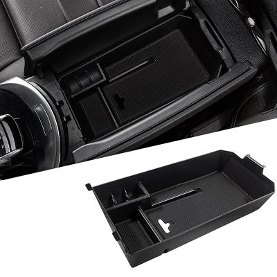 For Mercedes Benz C W205 2015-2021 and GLC W253 2016-2021 Car Central Console Armrest Storage Box Insert Organizer Tray