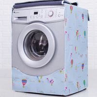 Washing Machine Dust Cover Waterproof Sunscreen Silver Coated Oxford Cloth Drum Automatic Washing Machine Cover Protector Washer Dryer Parts  Accessor