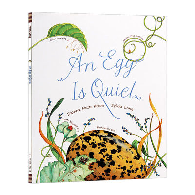 Quiet eggs English original egg is quiet eggs so quiet and beautiful growth life series popular science picture books English childrens English popular science books original books