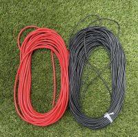 สายซิลิโคน ขนาด 10AWG ทนความร้อนสูงถึง 200 องศา ขายเป็นเมตร มี 2สี สายสีดำและสายสีแดง