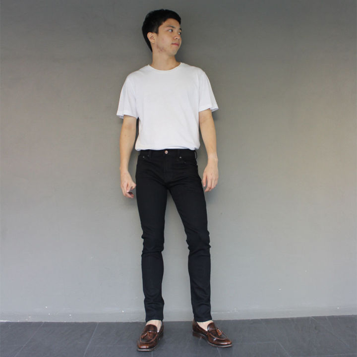 golden-zebra-jeans-กางเกงยีนส์ชายขาเดฟไซส์เล็กไซส์ใหญ่สีดำ
