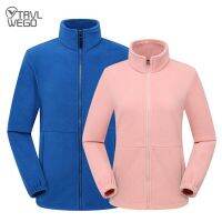 HOT★TRVLWEGO ผู้ชายผู้หญิงเดินป่าเดินกีฬากลางแจ้ง Fleece Windbreaker ชายอบอุ่นปีนเขา Trekking Camping Coats