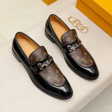 Formal Blue Lv Loafers Shoes