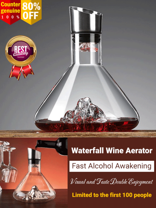 SuperLife Modern Wine Aerator with Iceberg Design Elevate the Taste of
