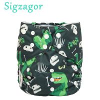 [Sigzagor]2 to 7 years old Big Cloth Diaper Nappy Pocket One Size Reusable Washable Microfleece Inner Baby Kids Toddler Junior