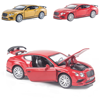 1:32 BENTLEY Die-Cast Vehicles Alloy Car Model Pull Back Function Car Model Collection Car Toys