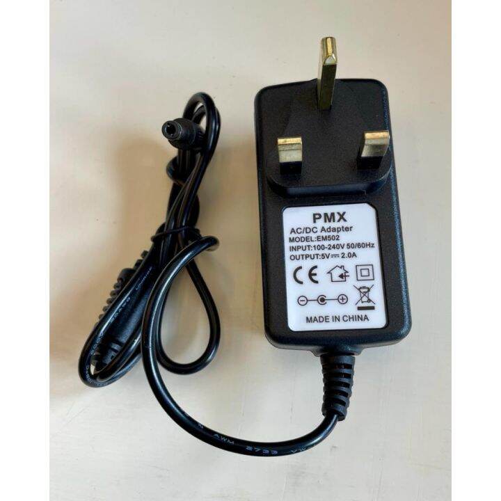 PMX EM502 AC 230V TO DC5V 2A 3 PIN POWER ADAPTER Lazada