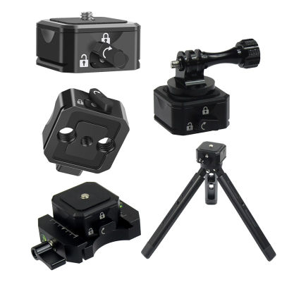 Quick Release System DSLR สำหรับ GoPro Ball Head ขาตั้งกล้อง Magic Arm Quick Switch Kit อุปกรณ์เสริม Quick Realse Plate