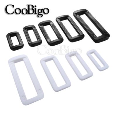 10pcs Loops Looploc Side Release Buckles Plastic Rectangle Rings Backpack Strap Bag Parts Accessories Size 25mm 32mm 38mm 51mm