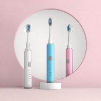 Smart Sonic Electric Toothbrush Usb Charge Rechargeable 5Mode Electronic Whitening Ipx7 Waterproof Adult Kids Brush Replace Head