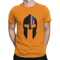 Mans TShirt Spartan Helmet O Neck Tops 100% Cotton T Shirt Funny Top Quality Gift Idea XS-4XL-5XL-6XL