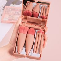 5 PCS Makeup Brushes Travel Set Eyeshadow High quality Professional kits Cosmetics full set Beauty Make-up for women instruments Makeup Brushes Sets