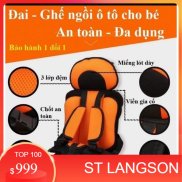 GHẾ NGỒI ÔTÔ AN TOÀN CHO BÉ CÓ GỐI TỰA ĐẦU TIỆN DỤNG.tho SLS