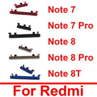 สำหรับ Xiaomi Redmi Note 9 Pro/Note 9s Note 9 Note 9T Note 8 Pro Note 8T Note 7/Note 7 Proปุ่มเปิดปิดปริมาณขึ้นลงปุ่มด้านข้างที่สำคัญ